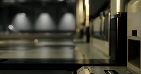 The interior showcases sleek lines and contemporary design elements Stock Footage 308244768