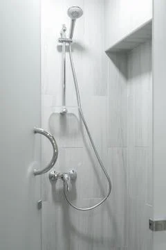 Interior of the shower room Stock Photos