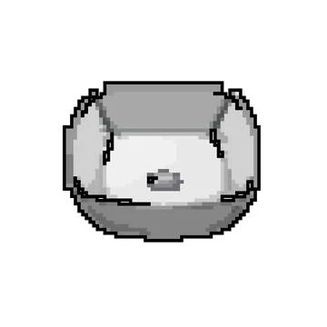 Interior sink ceramic game pixel art vector illustration Stock Illustration