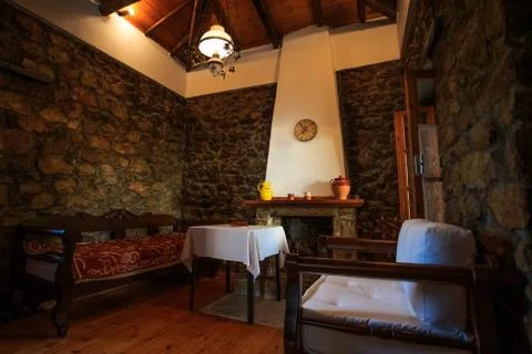 Interior of a small trditional home Stock-Fotos