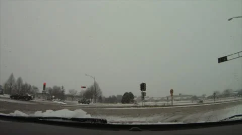 Interior snow driving 스톡 동영상 12018216