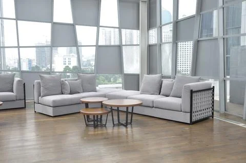 Interior sofa at office Stock Photos