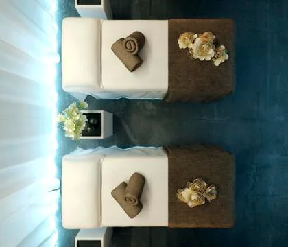 Interior spa Stock Illustration