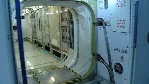 Interior of a space station Stock Footage 99083571