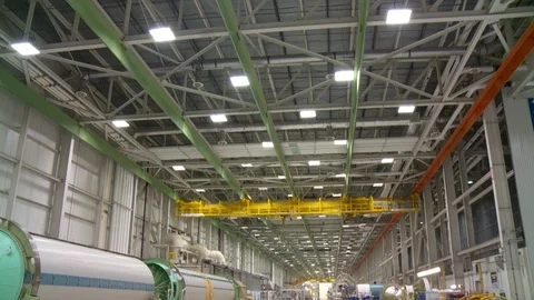 Interior of a space station Video stock 100172965