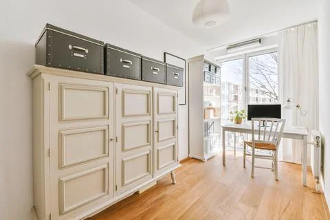 Interior of a spacious room Stock Photos