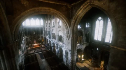 Interior of St. Bartholomew's in Wilmslow 스톡 동영상 133850840