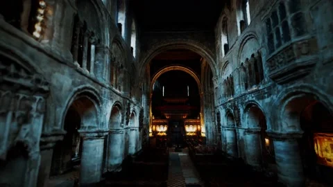 Interior of St. Bartholomew's in Wilmslow Stock Footage 140675757