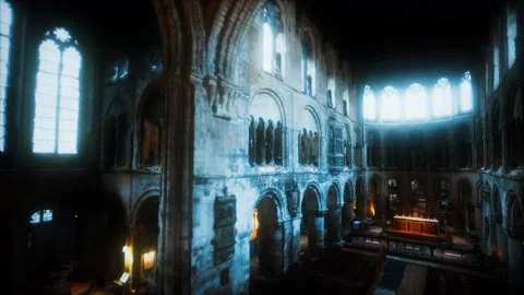Interior of St. Bartholomew's in Wilmslow 库存影片 140675972