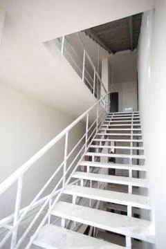 Interior with stairway Stock Photos