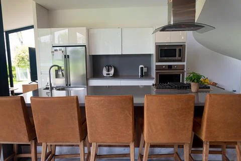 Interior Of Stylish Kitchen 스톡 사진