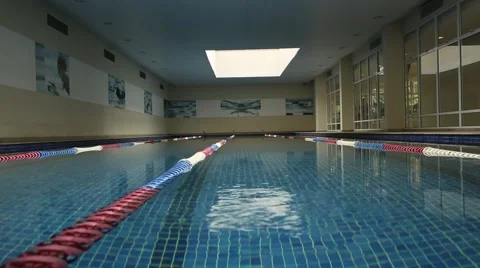 Interior of the Swimming pool. 스톡 동영상 68193252