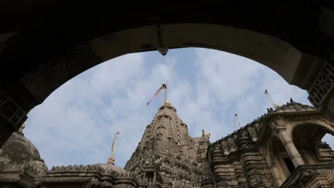 Interior Of Temple, India. Stock Footage 107277654