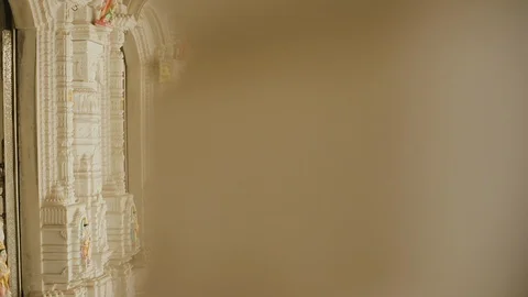 Interior Of Temple, India. Stock Footage 107389974
