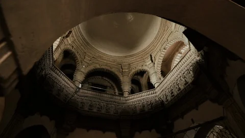 Interior Of Temple, India. Stock-Footage 107391490