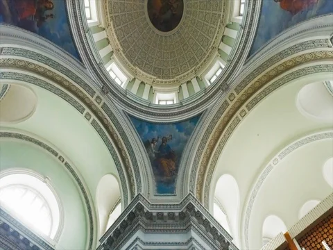 Interior under the dome Stock Footage 77044073