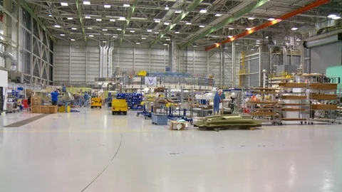 Interior of United Launch Alliance Stock Footage 100172997