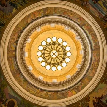 Interior of Utah State Capitol Foto stock