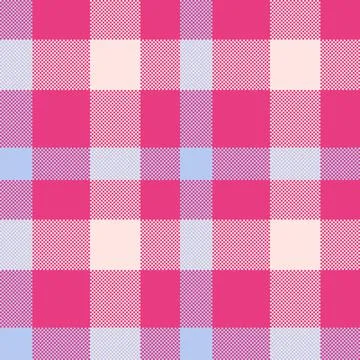 Interior vector seamless fabric, motif tartan background plaid. Printout te.. Stock Illustration