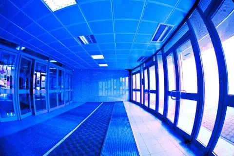 Interior of a vestibule Foto stock