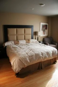 Interior view of bedroom Foto stock
