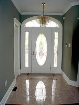 Interior view of doorway Stock Photos