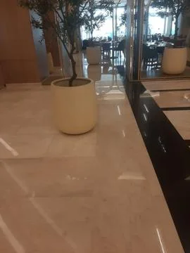 The interior view of the hotel Stock Photos