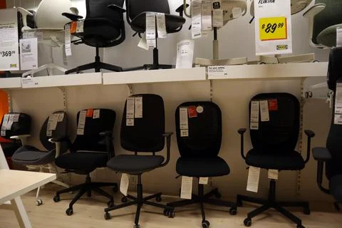 Interior view of IKEA store Stock Photos