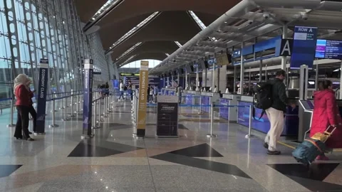 Interior view of the KLIA Stock Footage 320209341