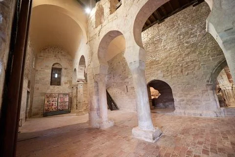 Interior view of the Monastery of Suso 스톡 사진