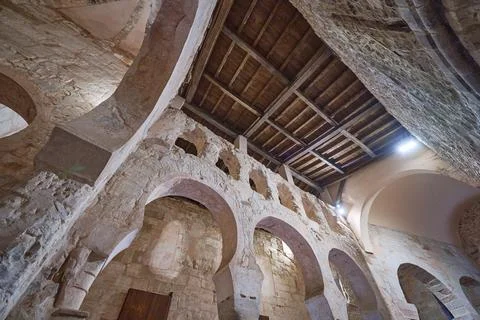 Interior view of the Monastery of Suso Stock Photos