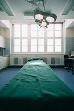 Interior view of operating room without any people or doctors Stock-Fotos