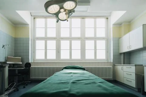 Interior view of operating room without any people or doctors Stock-Fotos