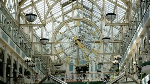 Interior View of St Stephens Green Shopping Centre Stock Photos