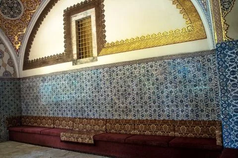 Interior view from Topkapi palace Stock Photos