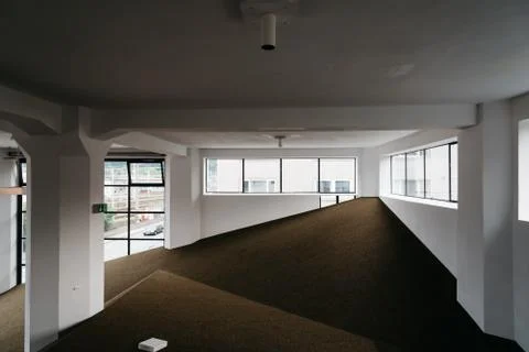 Interior view of Tyrolean Architecture center in Innsbruck Stock Photos