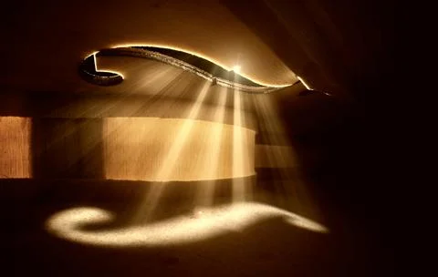 Interior view of a Violin Stock Photos