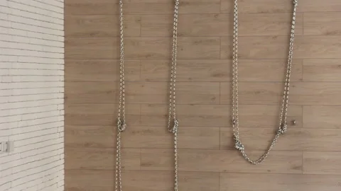 Interior view of yoga hall Stock Footage 85480992