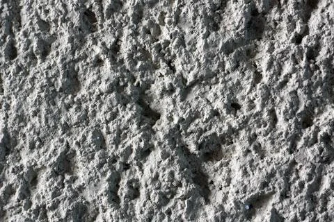 Interior Wall Coated with Gray Granite Chips – Close-Up Texture Stock Photos