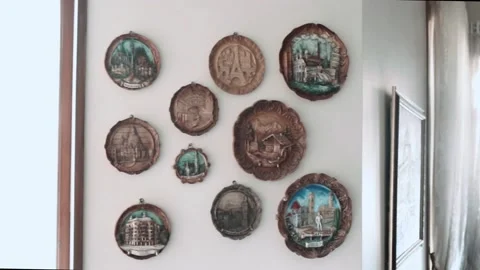 Interior Wall Hangings Stock Footage 203246403