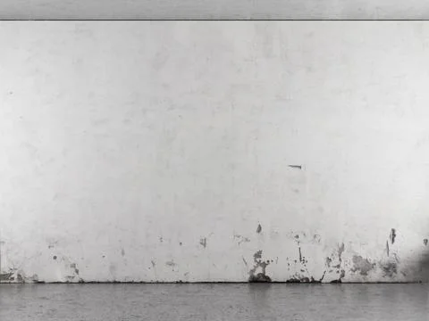 Interior with white plaster wall Stock Illustration