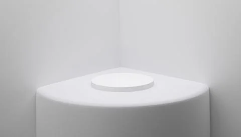 Interior white space. for product display or exhibition. 3D render Stock Illustration