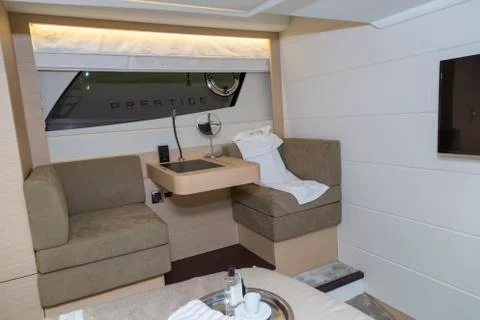 Interior of Yacht Foto stock