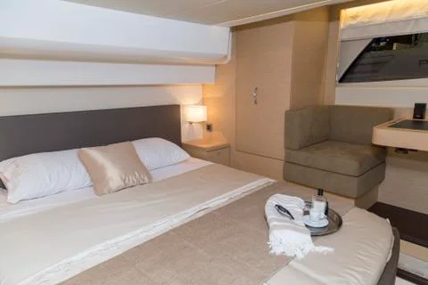 Interior of Yacht 스톡 사진