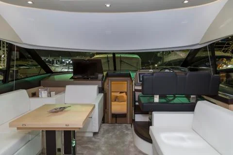 Interior of Yacht Foto stock