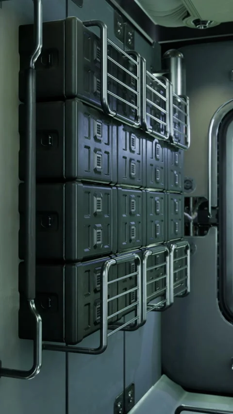 Interiors explored aboard the International Space Station Stock Footage 329174308