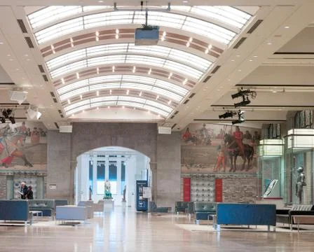 Interiors of a museum Stock Photos