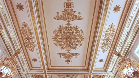 Interiors of the State Hermitage Museum. Stock Footage 199681315