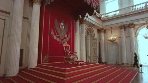 Interiors of the State Hermitage Museum. Stock Footage 199681901