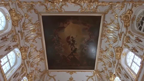 Interiors of the State Hermitage Museum. Stock Footage 200975169